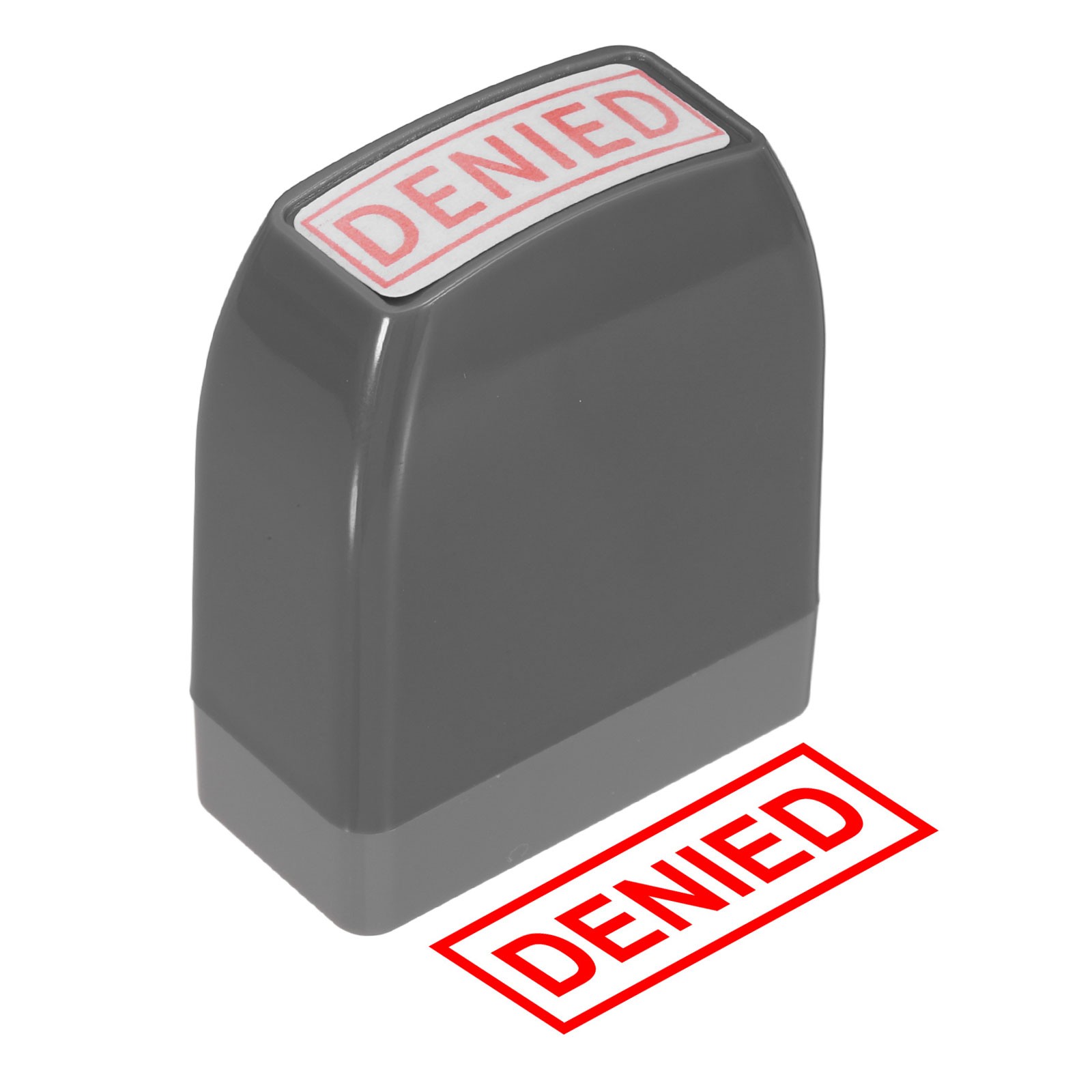 DENIED Notice Stamp Self Inking, Grey
