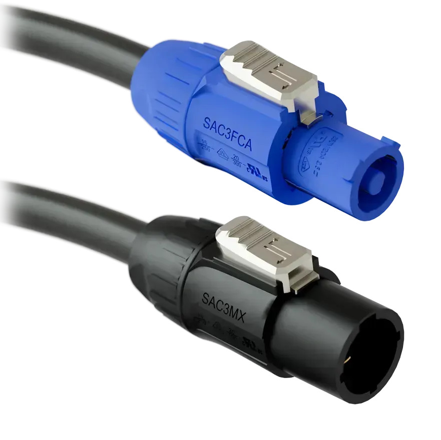 Blizzard PC-PCT-OUT /3' TRUE1 (compatible) Out to Powercon Blue (compatible) In