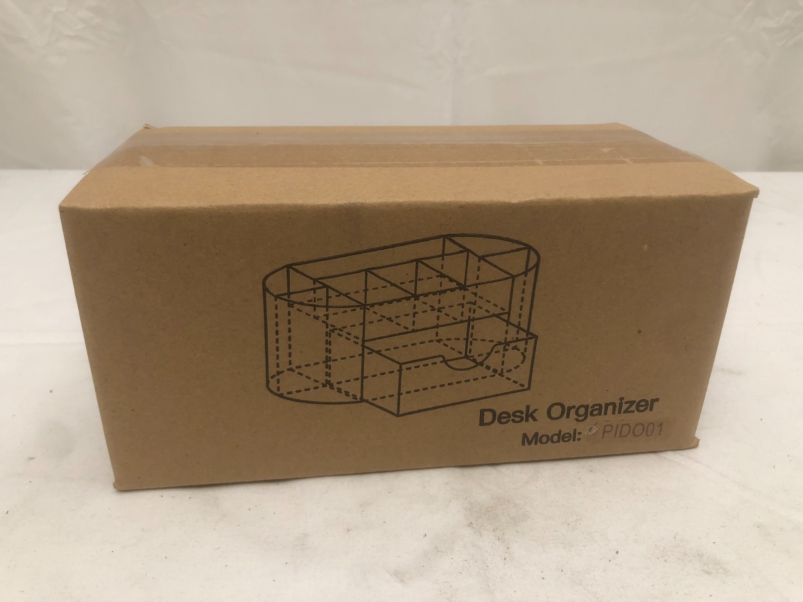 Pipishell Mesh Desk Organizer Black Metal Oval Office Caddy 8 Slots 1 Drawer PID