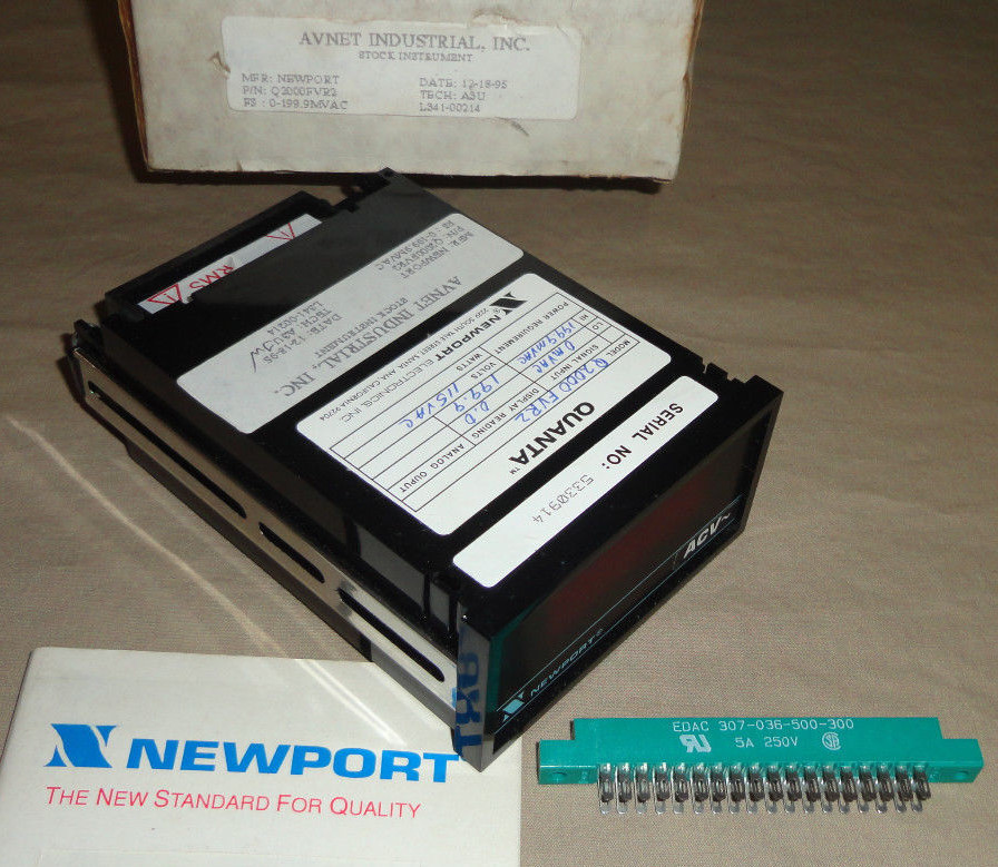 NEWPORT ELECTRONICS Q2000FVR2 PANEL METER Q2000-FVR2 QUANTA NEW