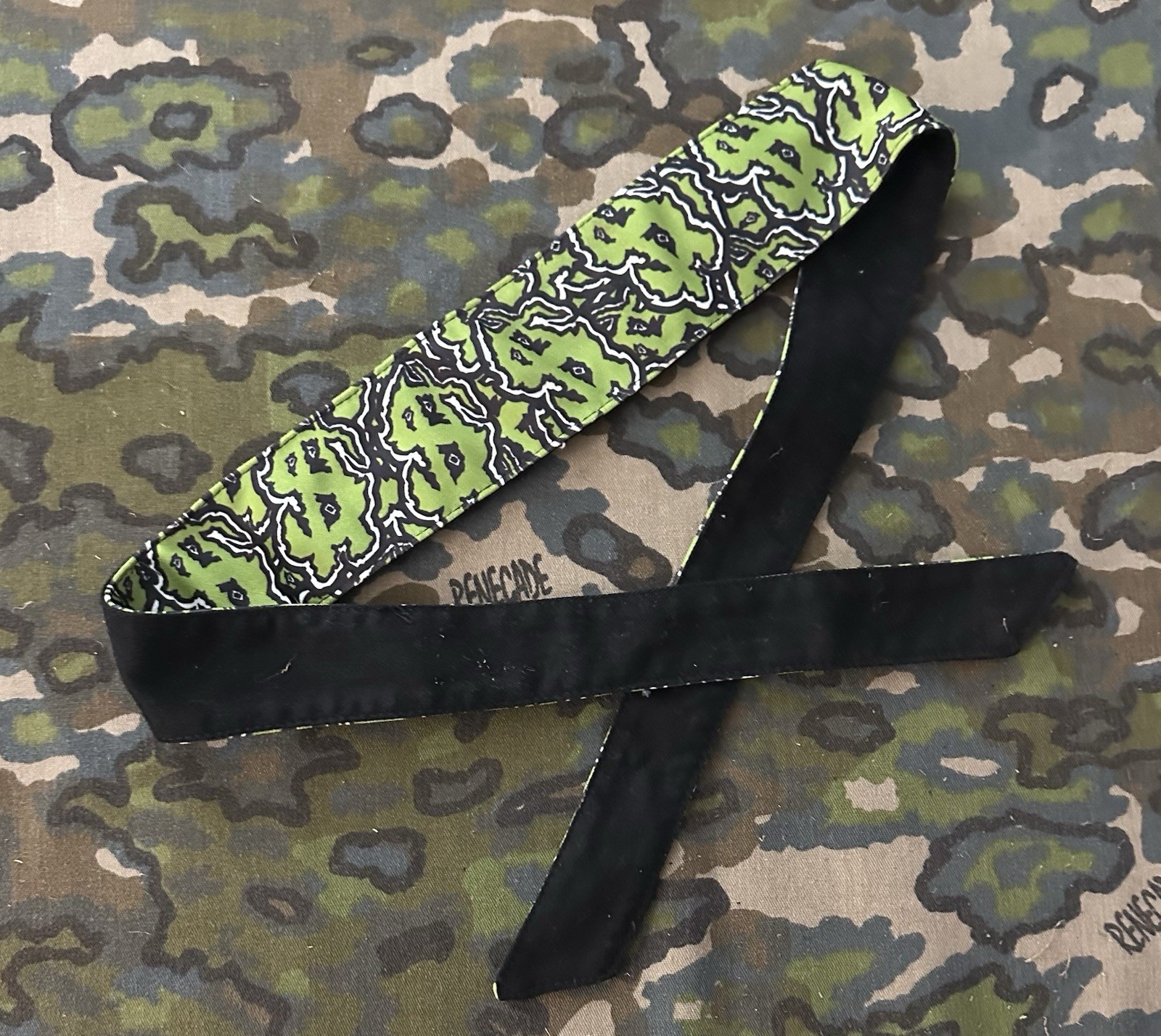 HK Army Dollar Sign Cash Dirty Money Paintball Headband