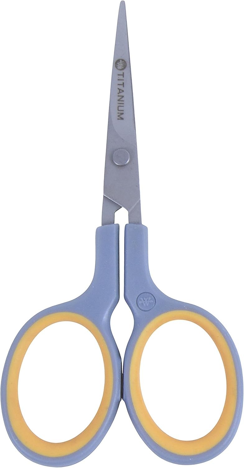 4" Sewing Titanium-Bonded Embroidery Scissors, Curved (13865)