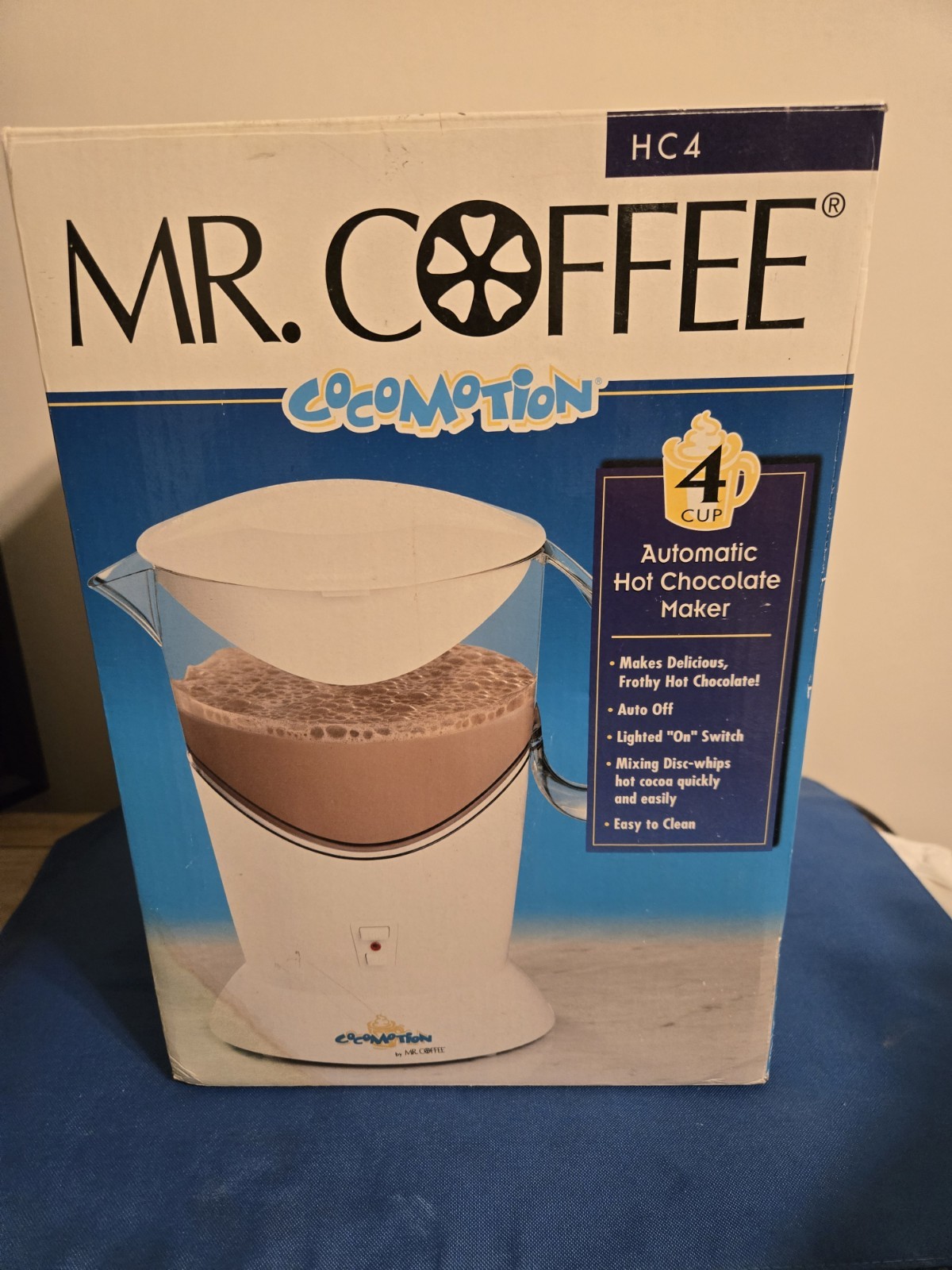 Mr. Coffee Cocomotion HC4 Automatic Hot Chocolate Maker 4 Cup Sealed Box New