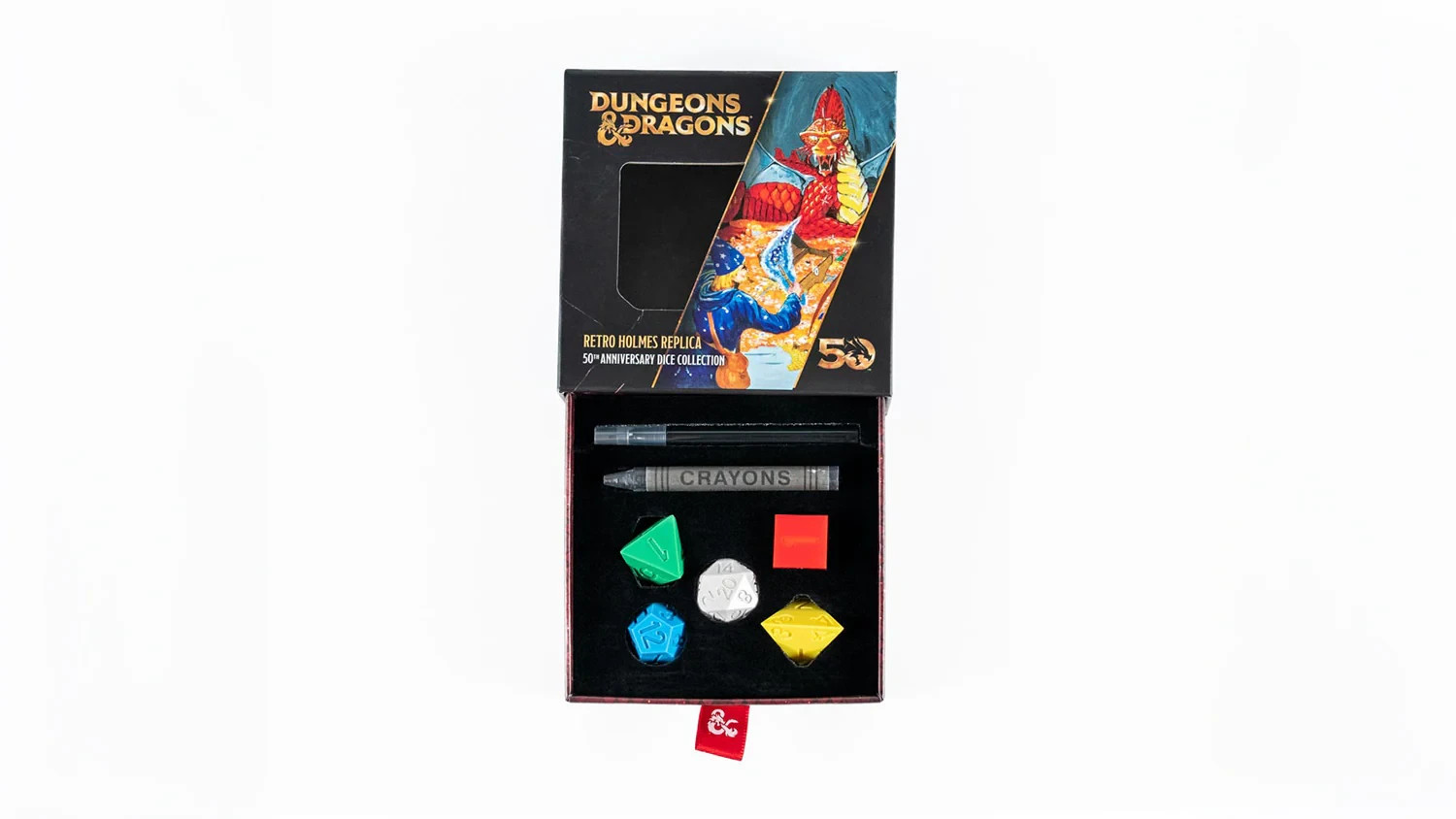 FanRoll D&D 50th Anniversary: Retro Holmes Replica Dice Set