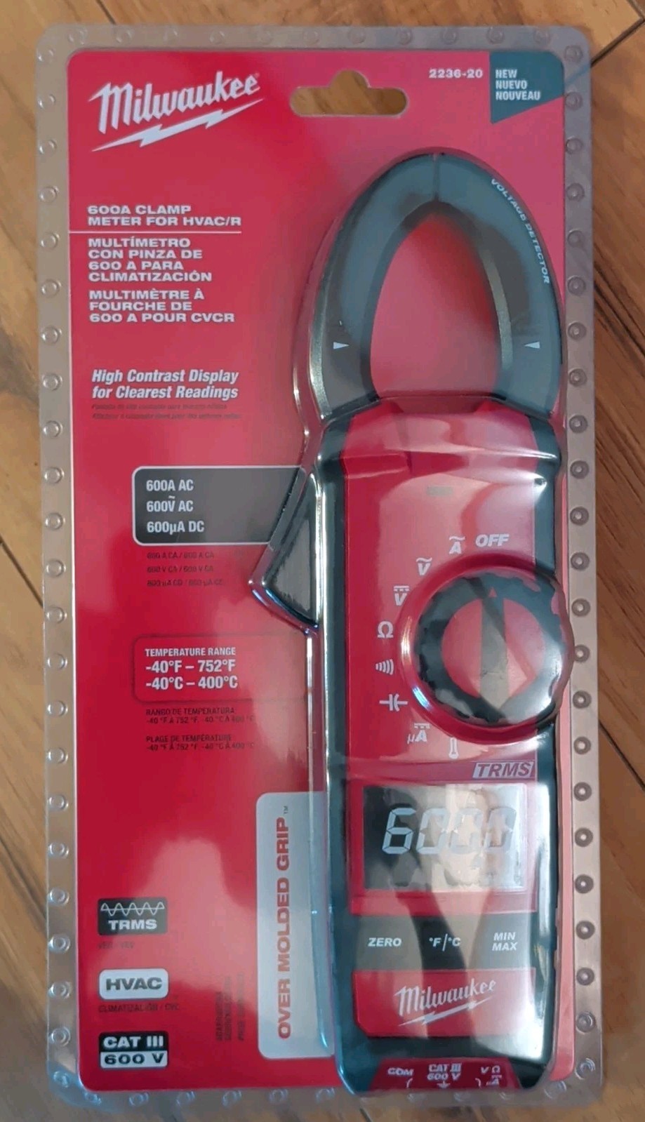 Milwaukee 600A Clamp Meter for HVAC/R (2236-20)