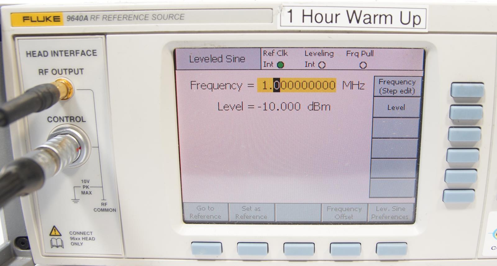 Fluke 9640A RF Reference Source 10Hz to 4GHz