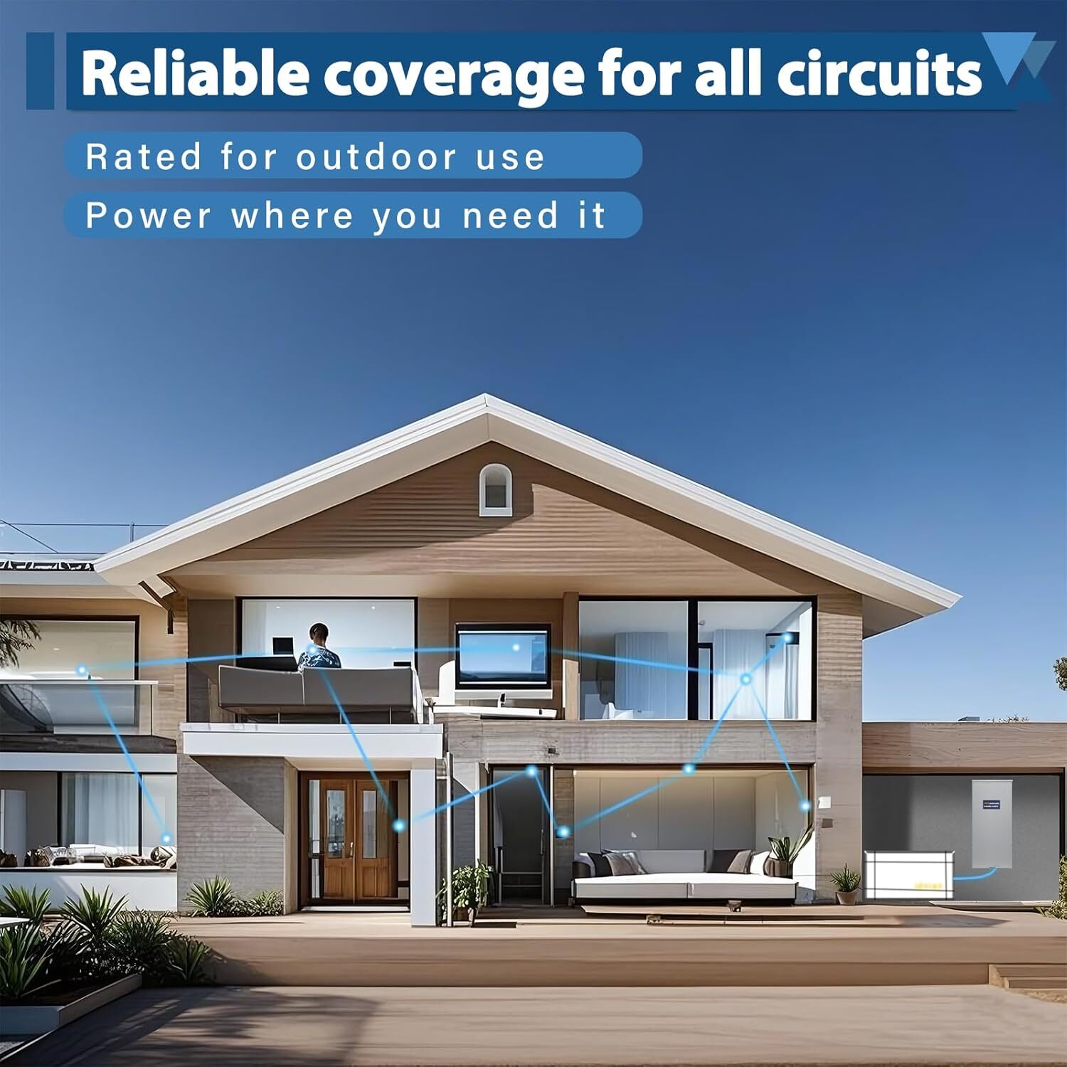 200-AMP Automatic Whole House Transfer Switch.