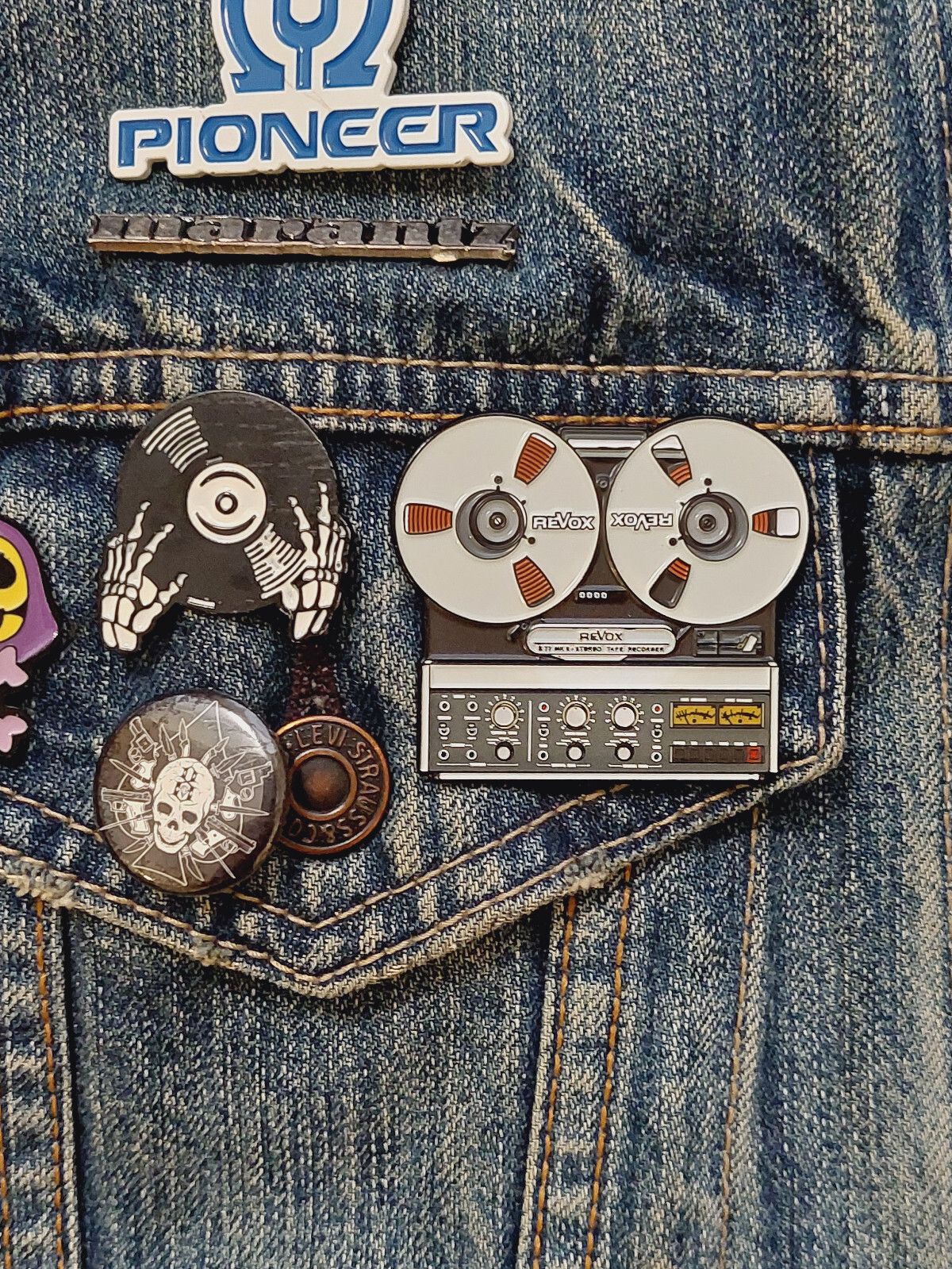 Limited Revox B77 Vintage Reel R2R Enamel Pins (New)