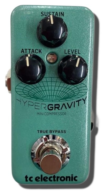 TC Electronic HYPER GRAVITY MINI COMP Compressor Pedal 6907 Tested & Works