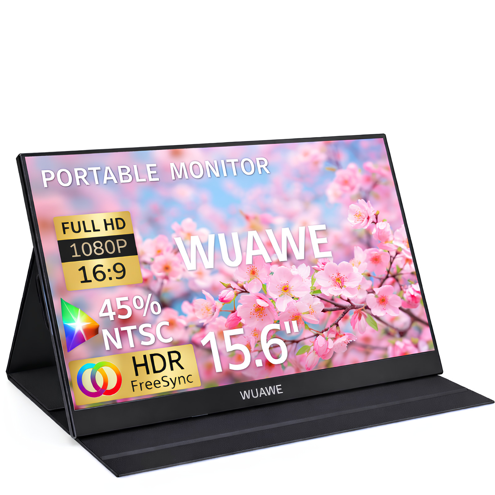 WUAWE 15.6" Touchscreen Portable Monitor 1080P FHD IPS Laptop Second Screen
