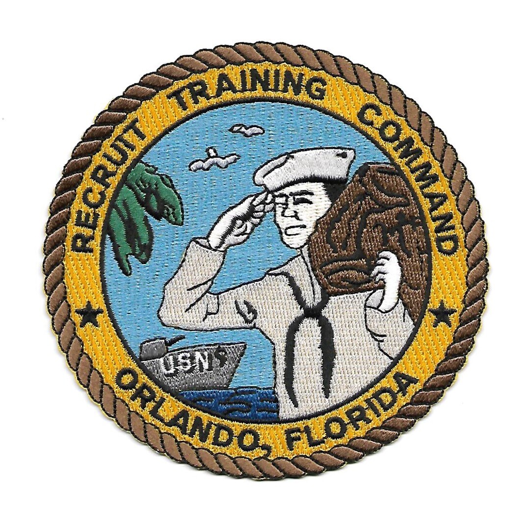 United States NAVY Recruit Training Command Orlando, Florida Military Patch RTC
