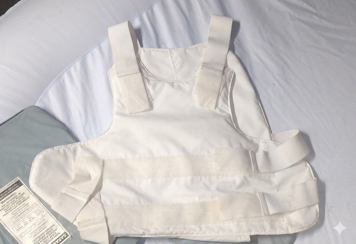 Safariland Concealable Body Armor Vest With 3 Inserts