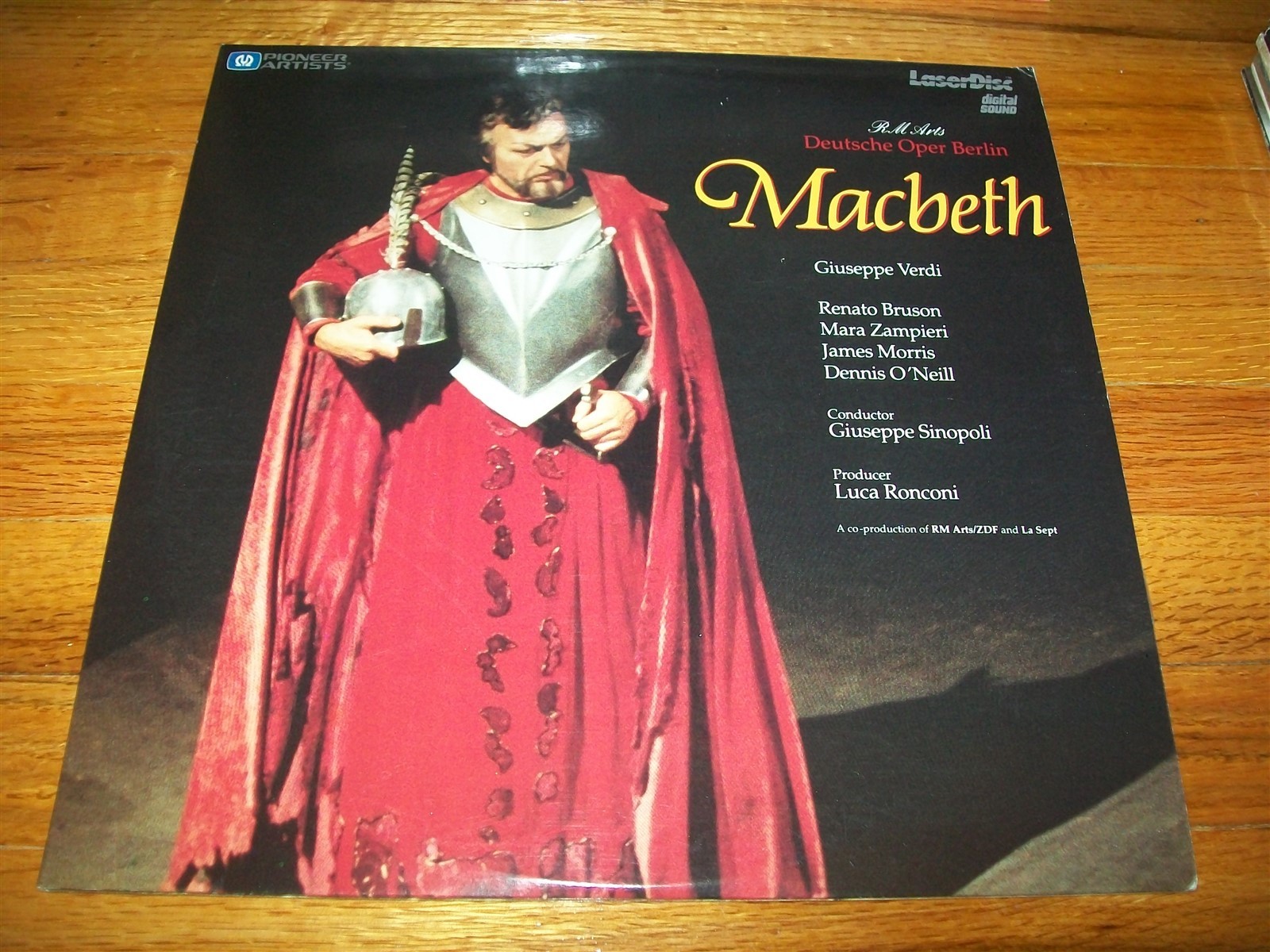 MACBETH 2-Laserdisc LD VERDI OPERA EXCELLENT CONDITION GIUSEPPE SINOPOLI CONDUCT