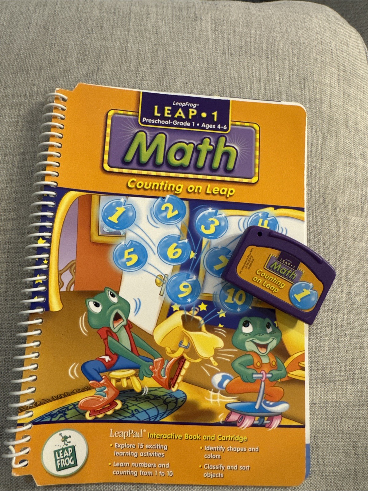 LeapFrog Leap 1 Math Preschool Counting on Leap Book & Cartridge