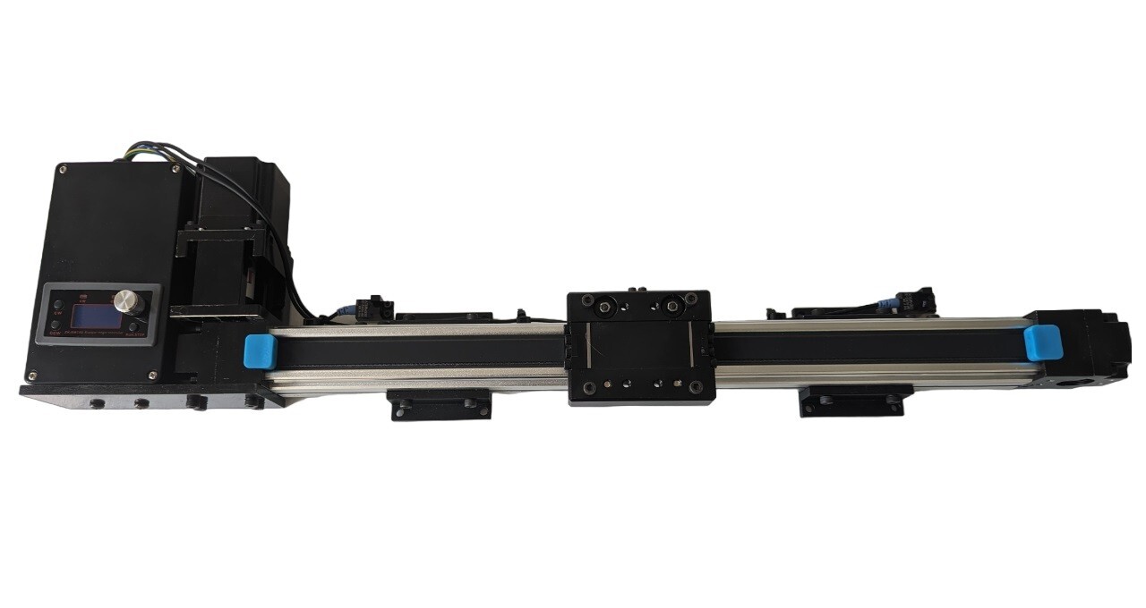 Traversing Linear System with Stepper Motor and Controller (500mm Stroke)