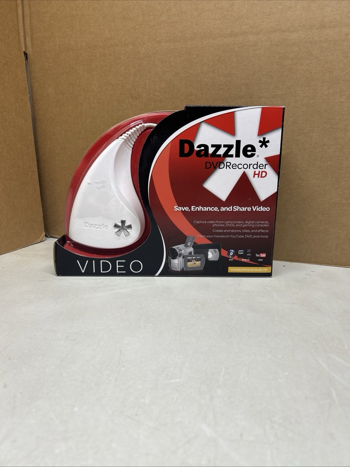 Dazzle DVD Recorder-HD VHS to DVD Converter-Enhance-Share-Save Video to Computer