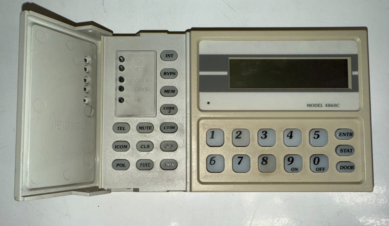 Silent Knight 4860c Keypad