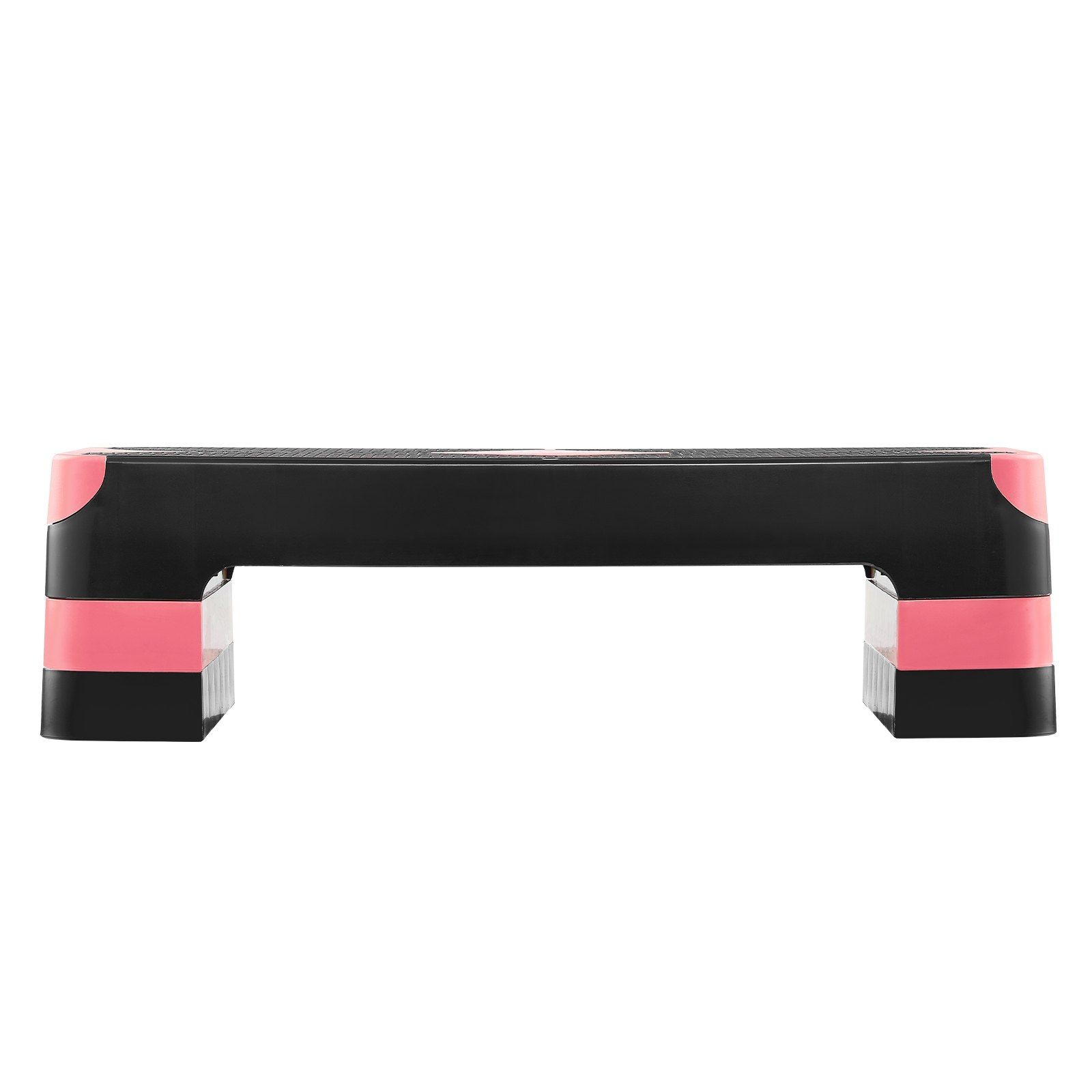 High-Density Workout Step Deck 28in Adjustable Up to 8in Height Red