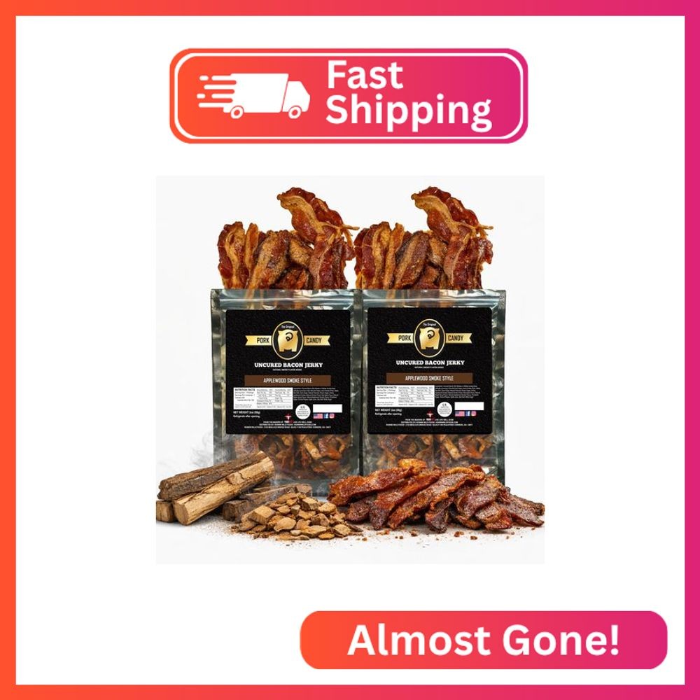 Smoked Applewood Bacon Jerky – Sweet, Smoky & Irresistibly Delicious Gourmet Ind
