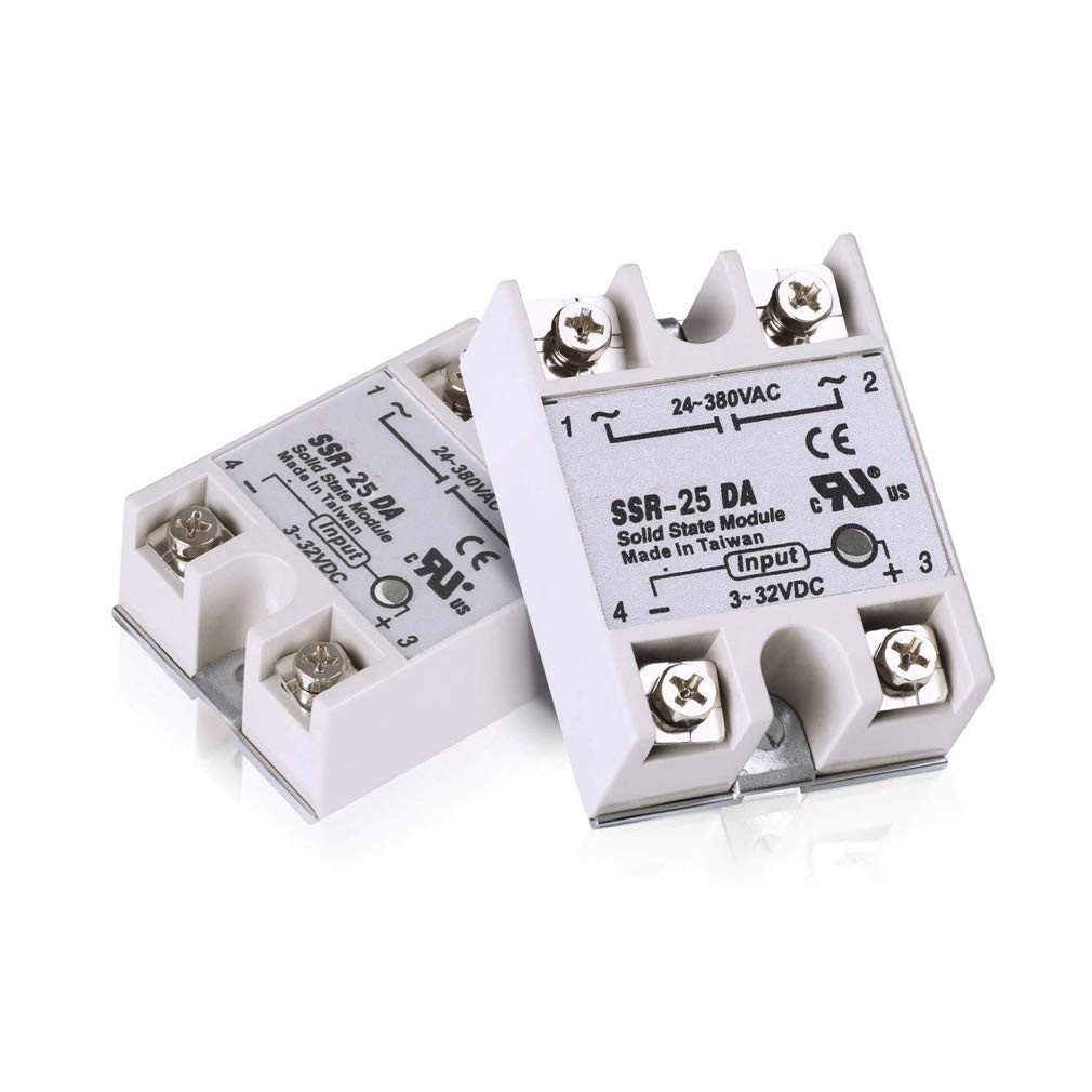 Solid State Relay Module 25A 250V 2pcs SSR-25DA