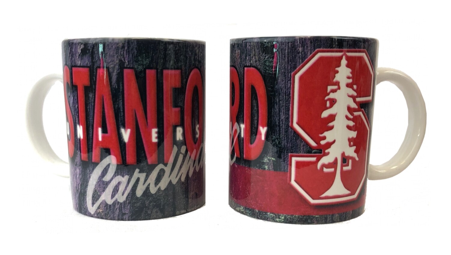 2 PACK STANFORD CARDINAL 11 OZ CERAMIC SUBLIMATED COFFEE MUG FREE PRIORITY SHIP