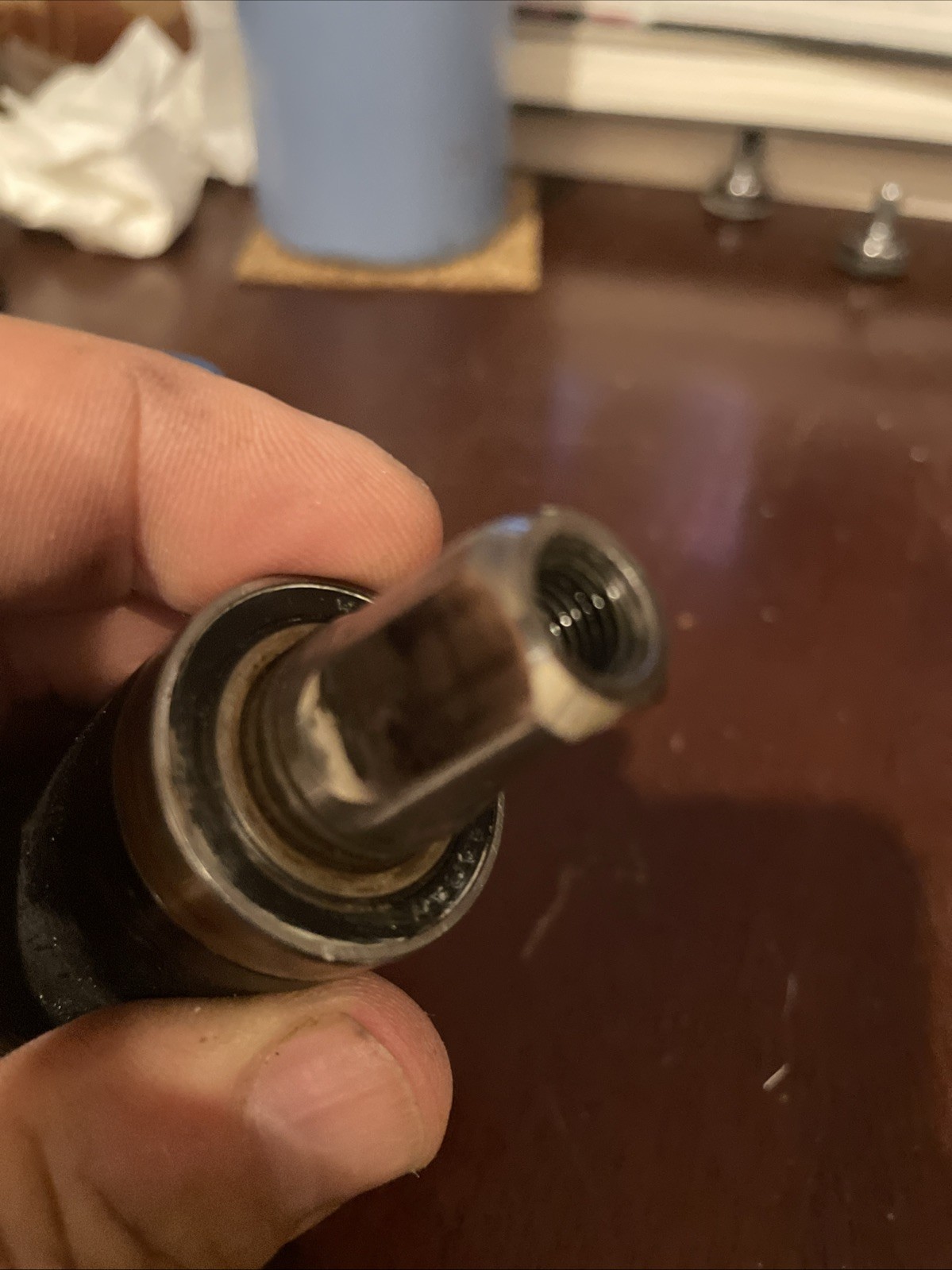 World Class Titanium Bottom Bracket English Threads 115mm spindle