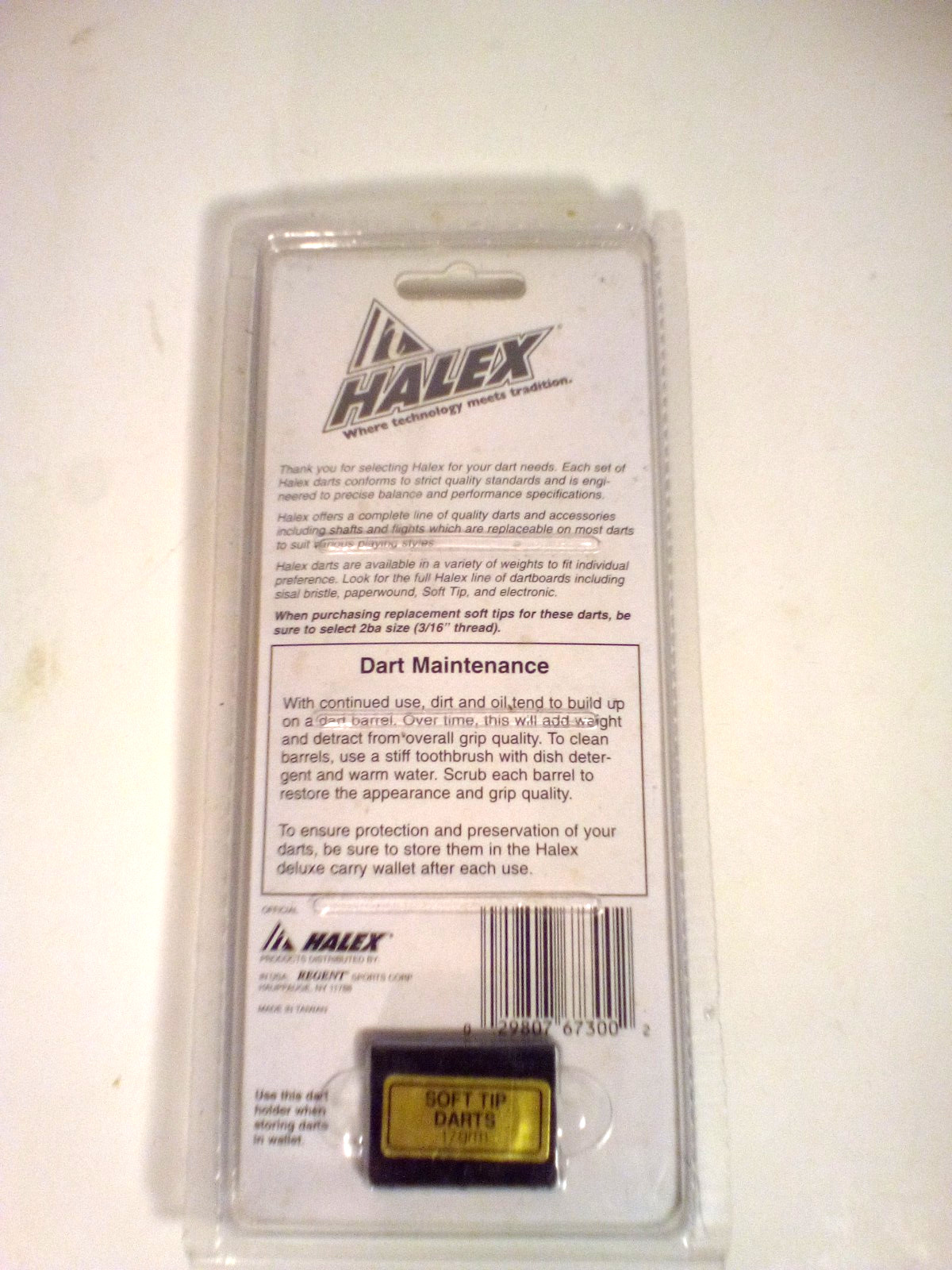 Halex - Tournament Brass Darts ~ Soft Tip ~ NEW!