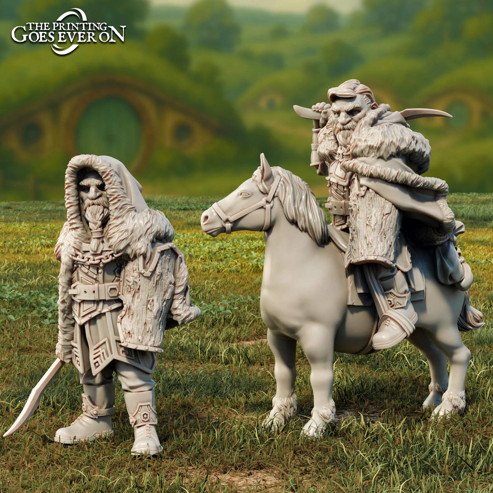 King Thargrim (Set of 2) - 30mm Guests at the Door - Resin Tabletop Miniatures