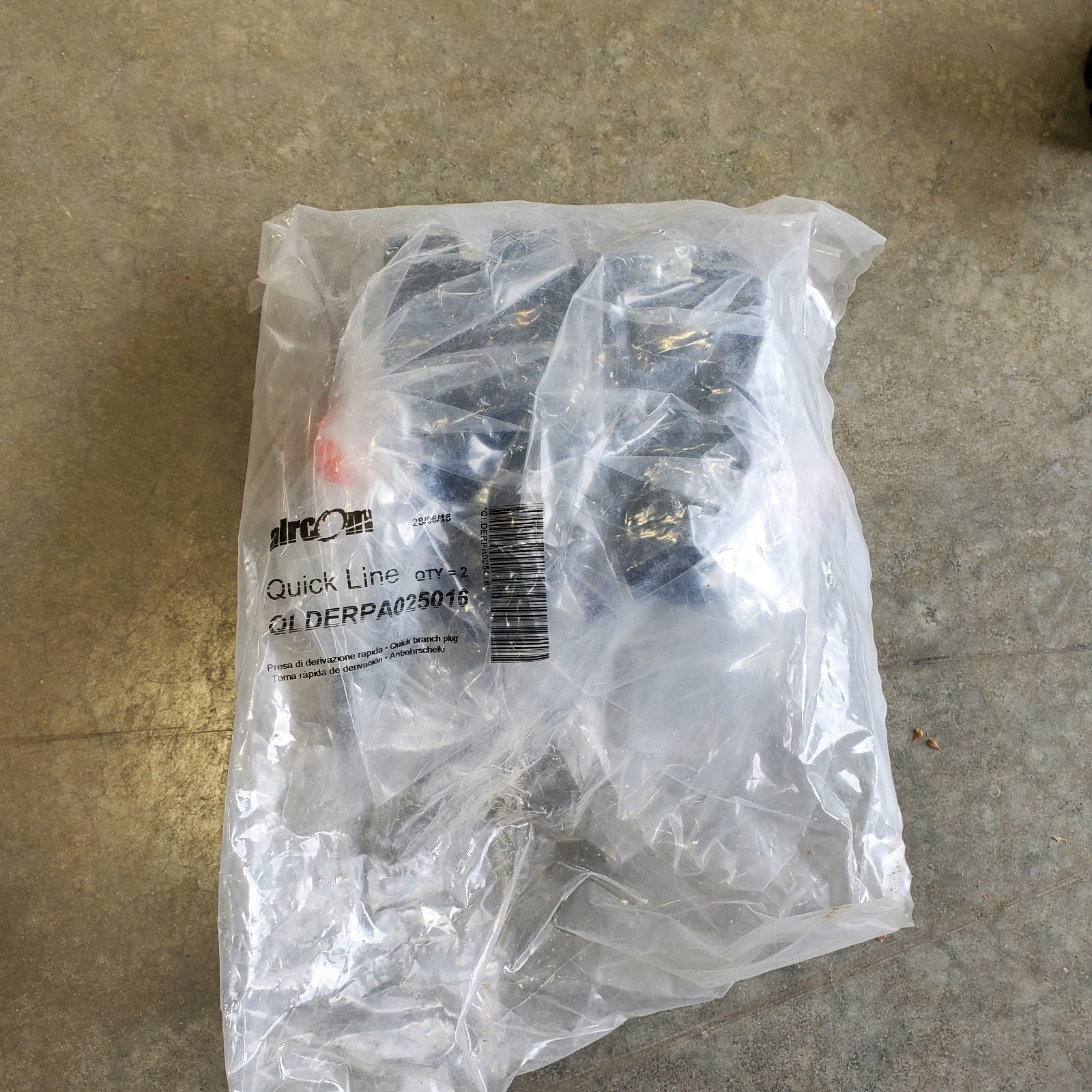 Aircom Quick Line QLDERPA025016 QSaddle Branch Tube fitting 25MM X 16MM lot of 2