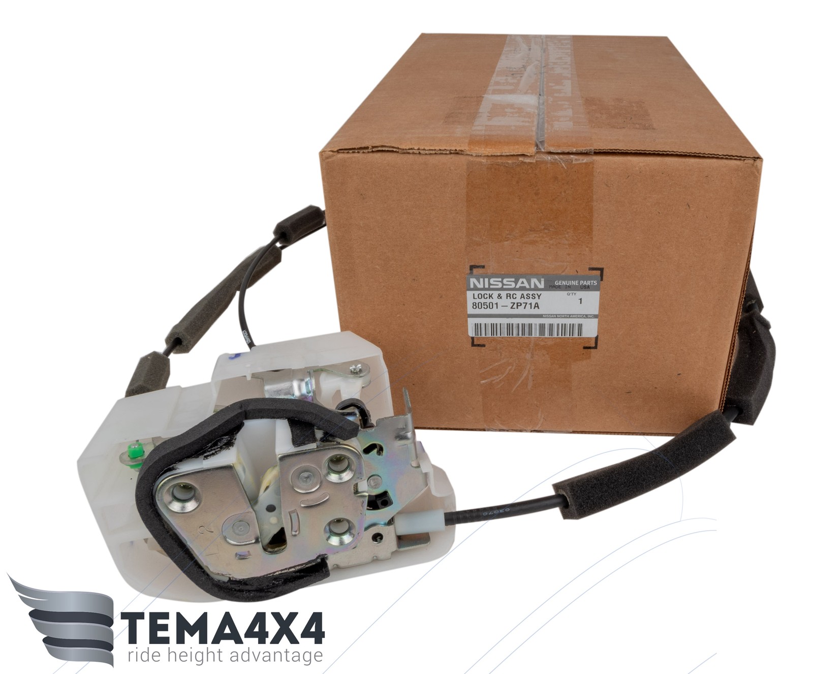 Genuine OEM Front Left Door Lock Latch Actuator for Nissan 80501-ZP71A