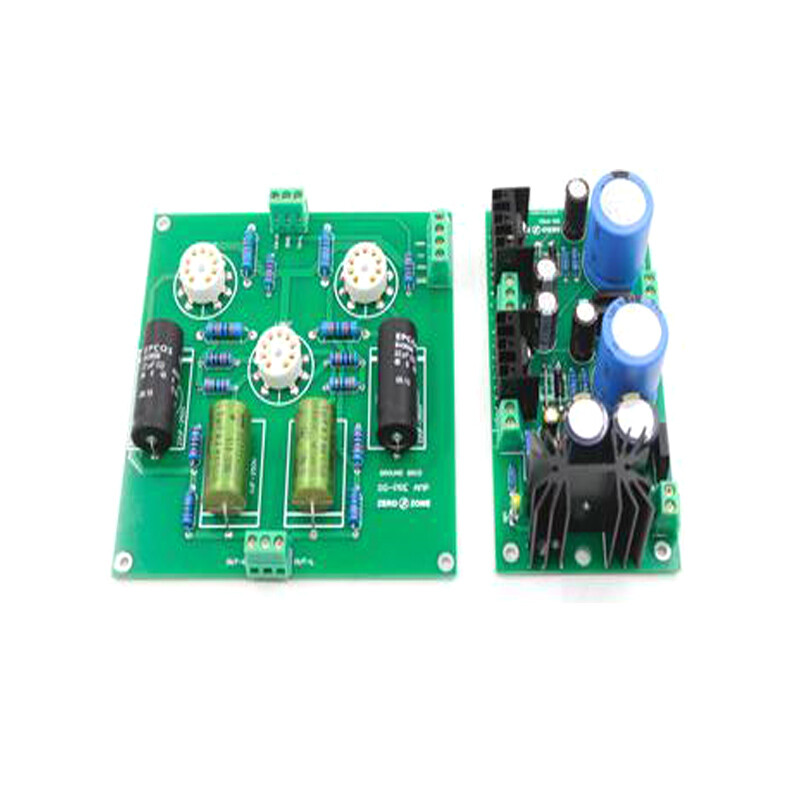 Ground Grid gg 12AU7 Tube Front Board / GG Tube Front Board + Power Board