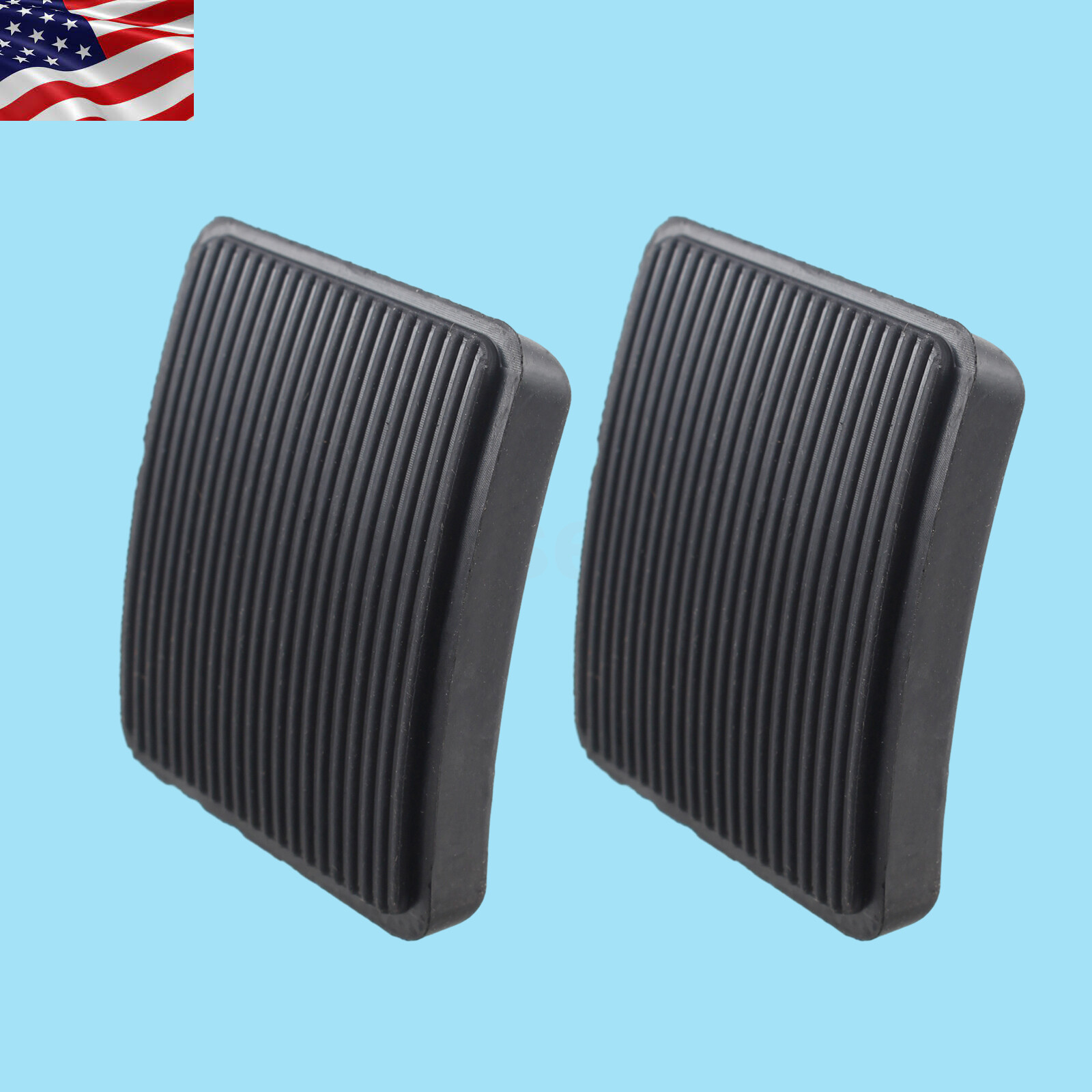 2x Brake & Clutch Pedal Rubber Pads Set F07A-2457-AA Fits 1991-2007 Ford Ranger