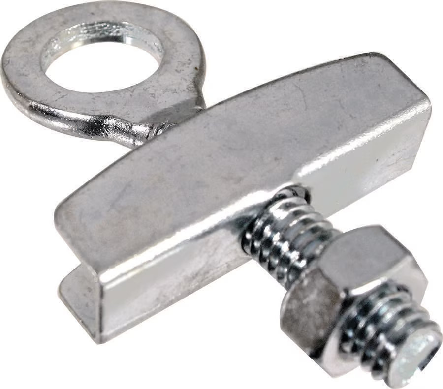 TWO Chain Tensioners Action 3/8 Axle Mount 'Banjo', Steel, Silver