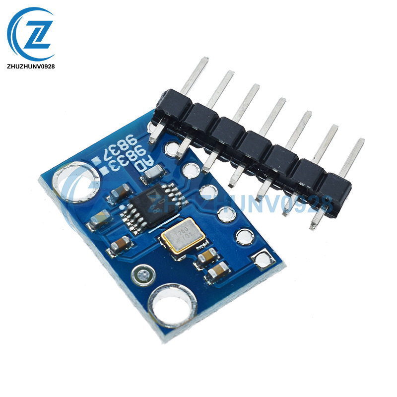 DDS Signal Generator Module Programmable Microprocessors Sine Square Wave AD9833