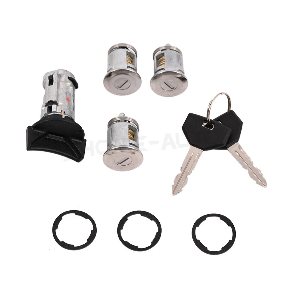 For 1991-1995 Jeep Cherokee Ignition Switch Cylinder & Door Lock Set