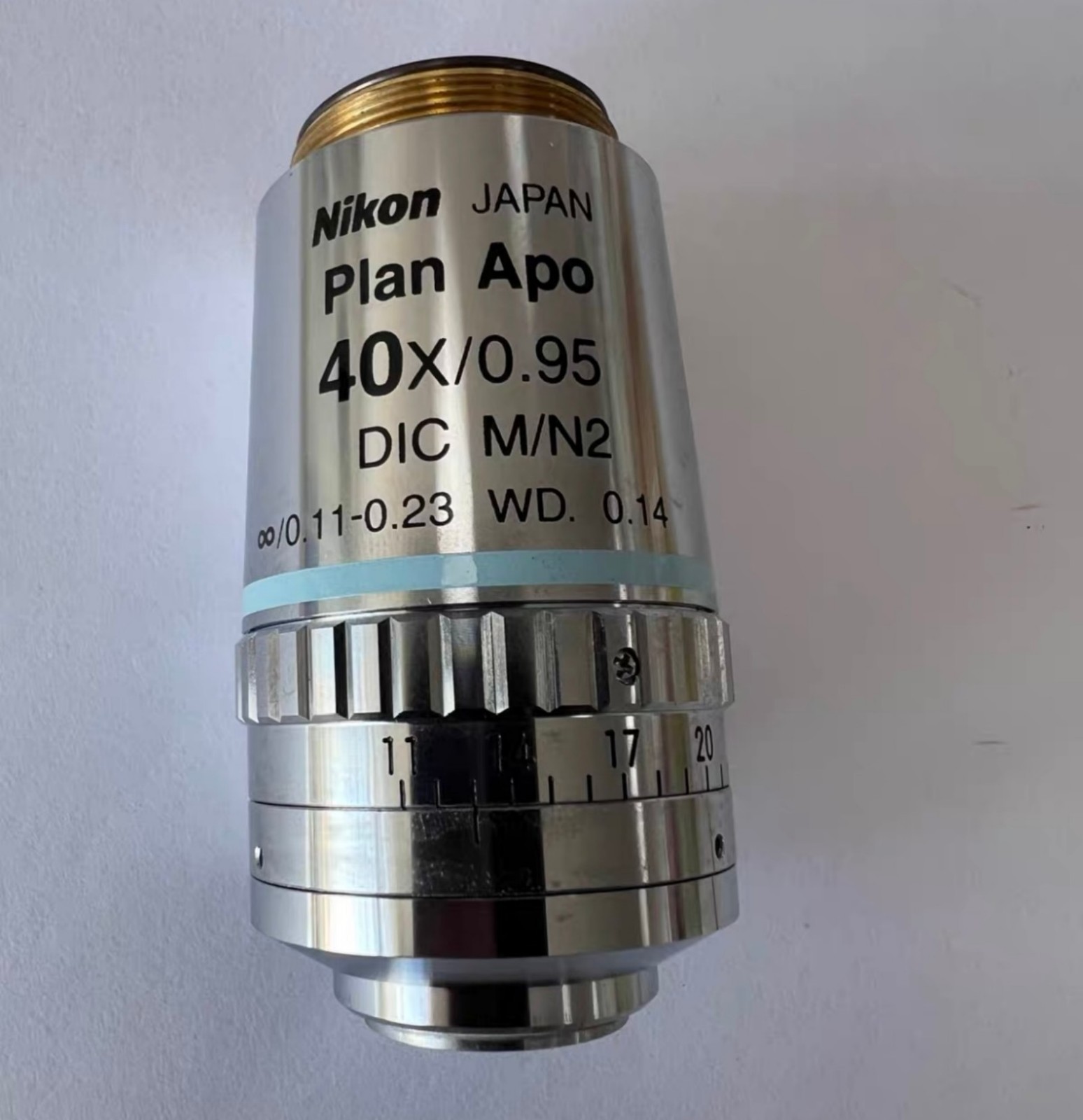 Nikon Plan Apo 40×/0.95 DIC M/N2 0.11-0.23 WD 0.14Microscope Objectives