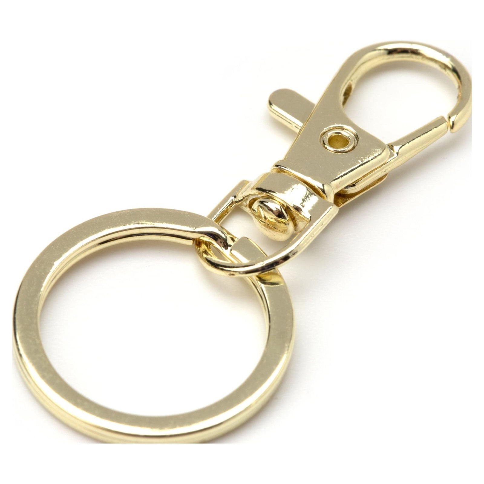 Gold Metal Key Rings, Keychain and Lanyard Making, 54mm, 3 Piece