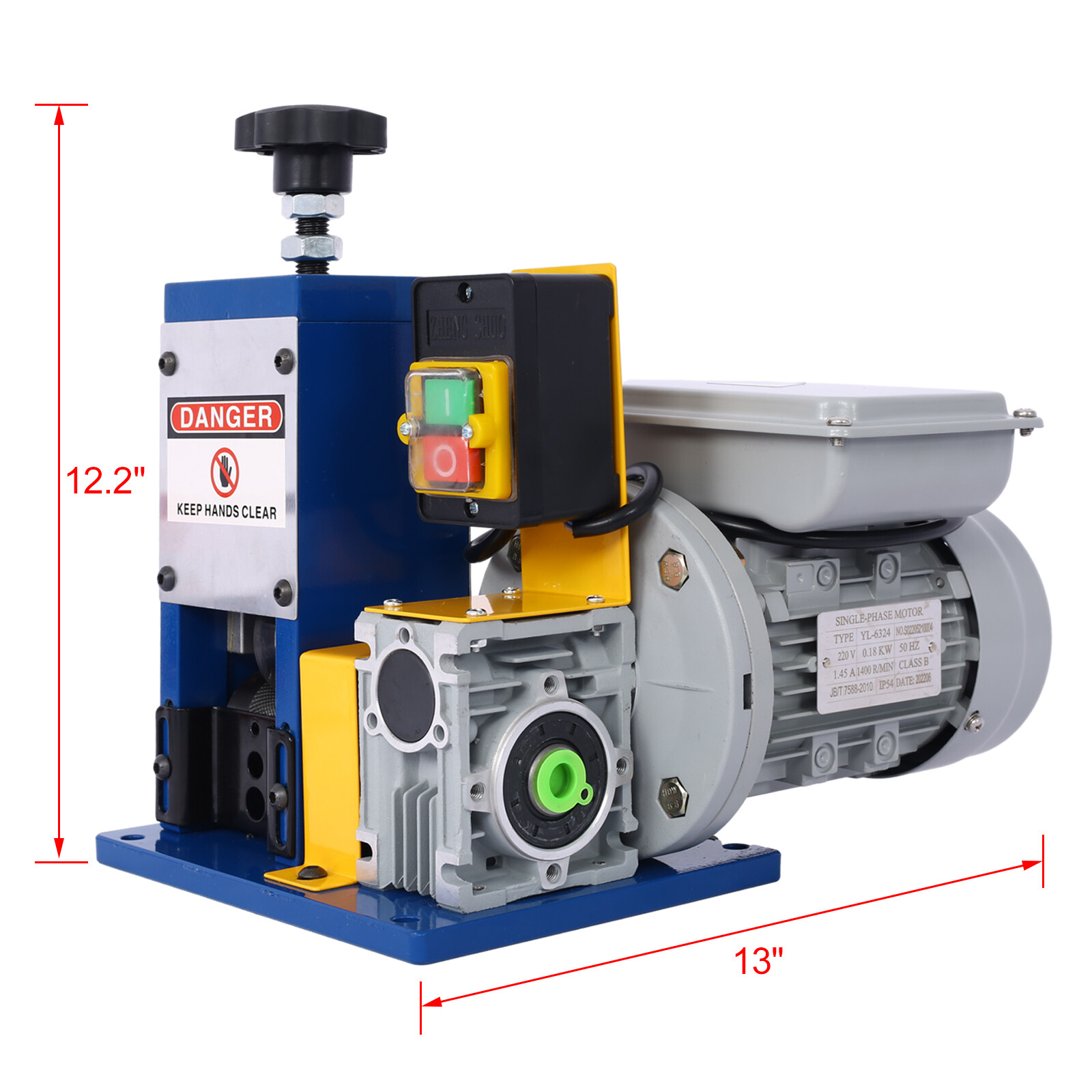 Automatic Scrap Cable Stripper Electric Wire Stripping Machine for 0.06"-1"