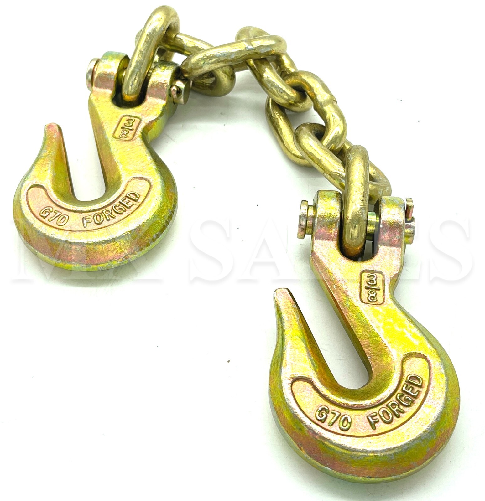 Heavy Duty Double Grab G70 Hooks Chain Joint Chain  Auto-Body Repair Clamp