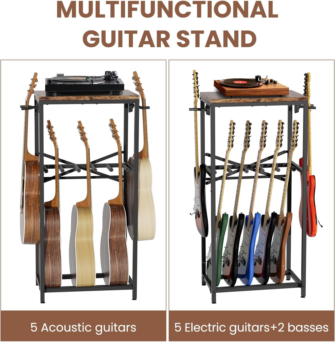 Guitar Stand Multiple Guitars Guitar Rack Acoustic Guitar Electric Guitar Bass &