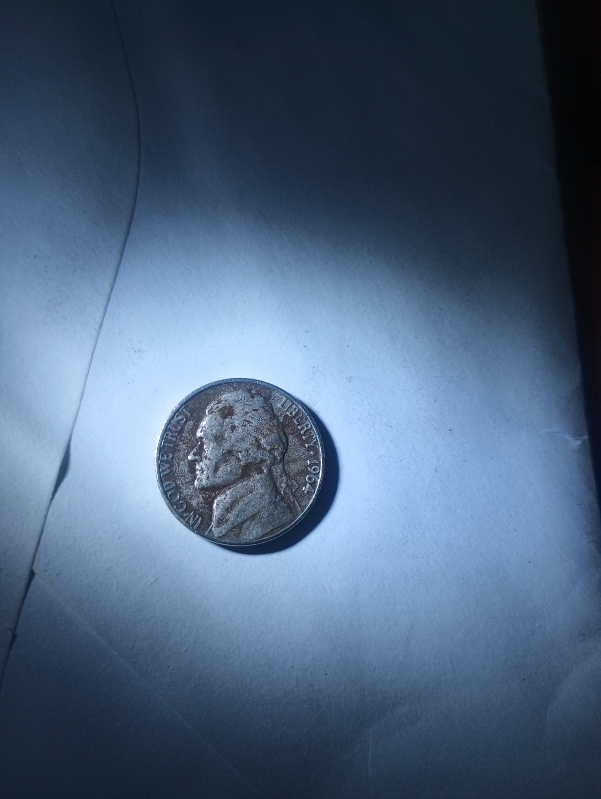 1964 d jefferson nickel error