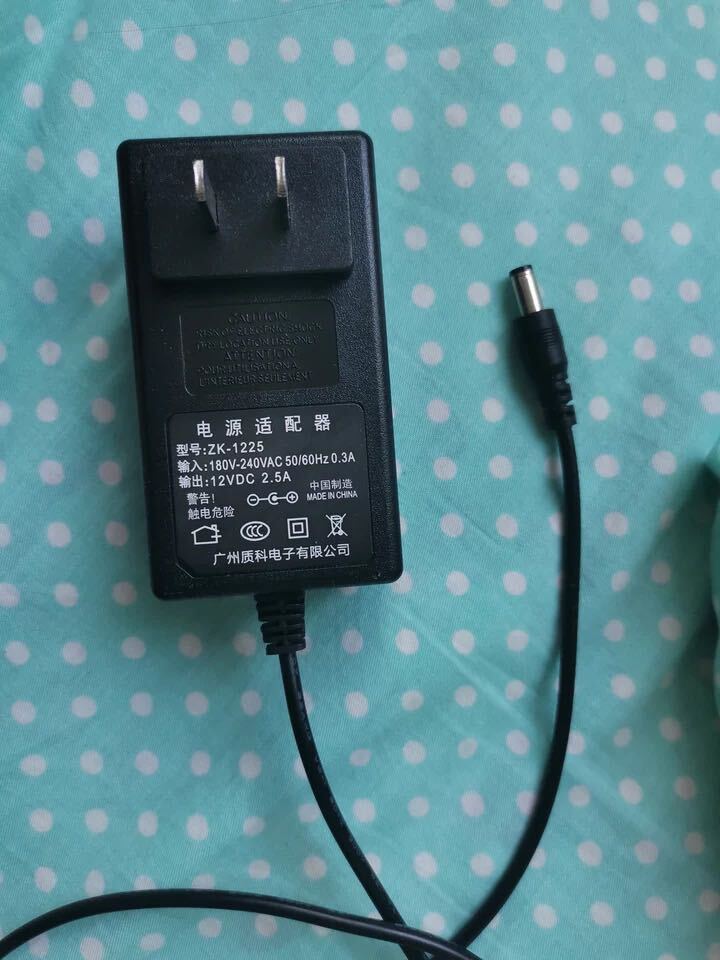 For AC Adapter ZK-1225 12V 2.5A US Power Supply