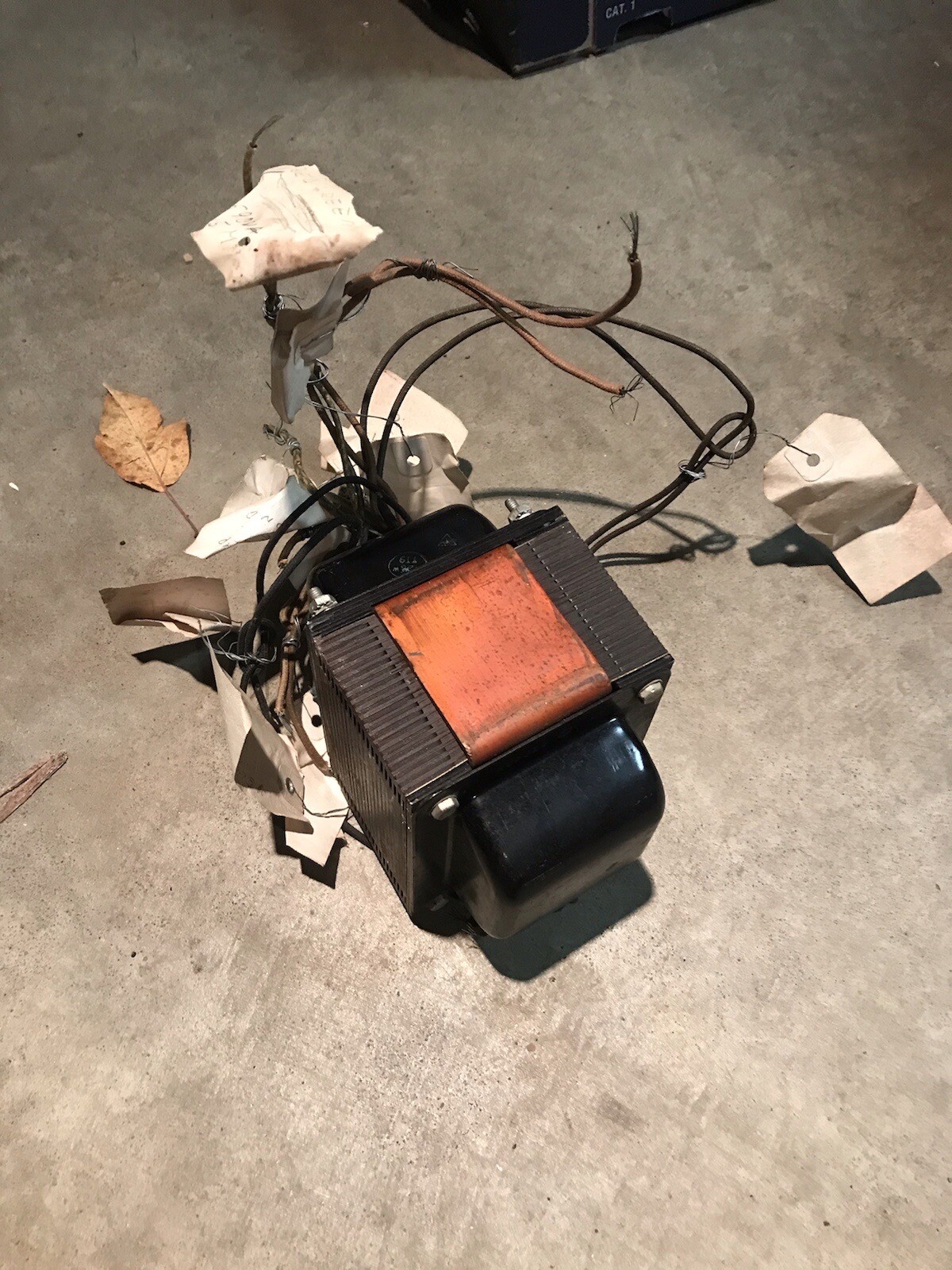 vintage General Electric Power Transformer GE k68j14 FW TT9