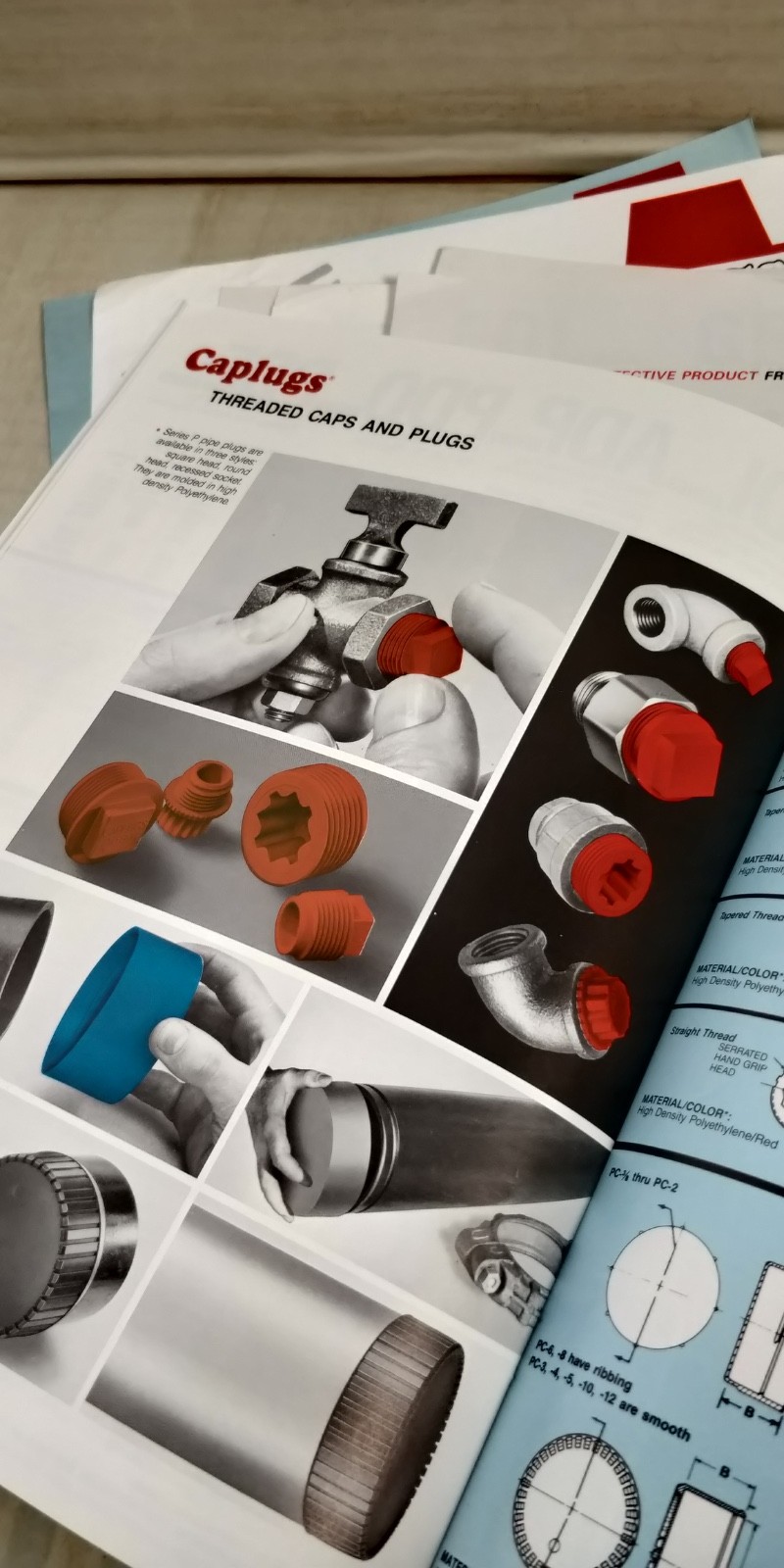 1993 CAPLUGS catalog #593 caps and plugs C7
