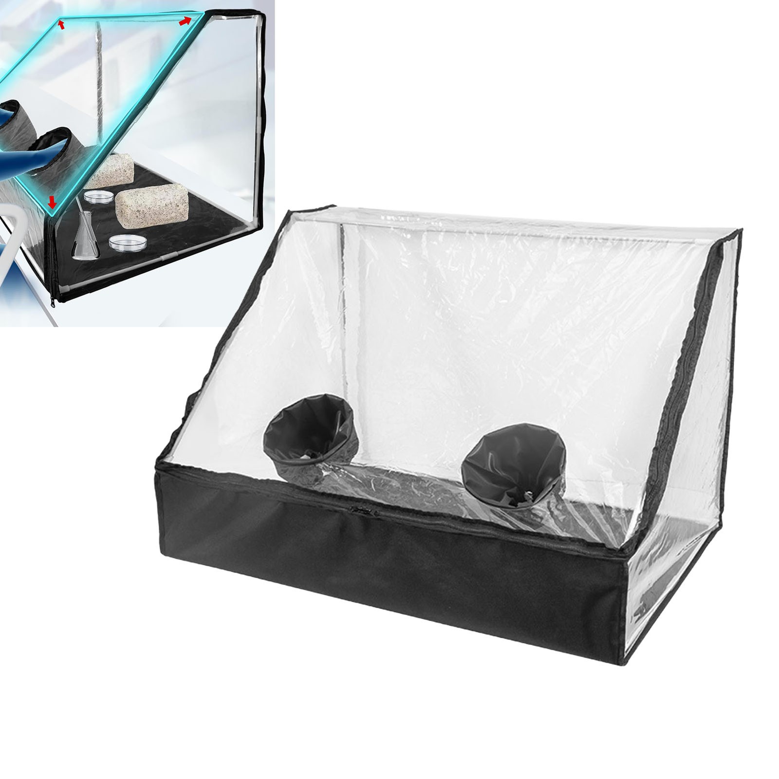 1 Mushroom Observation Box Transparent Fume Hood For Mycology Growth