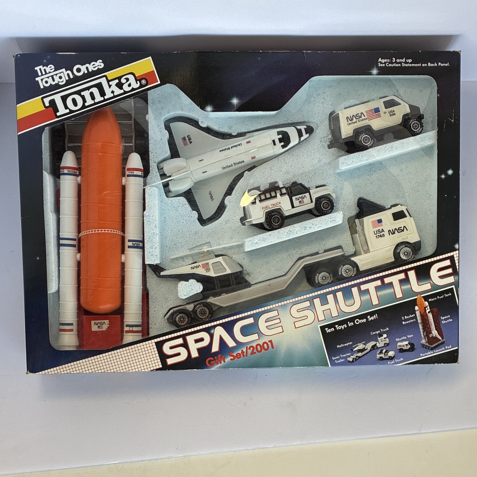 Tonka Space Shuttle Gift Set 2001 NASA Astronauts & Space Travel Vehicles