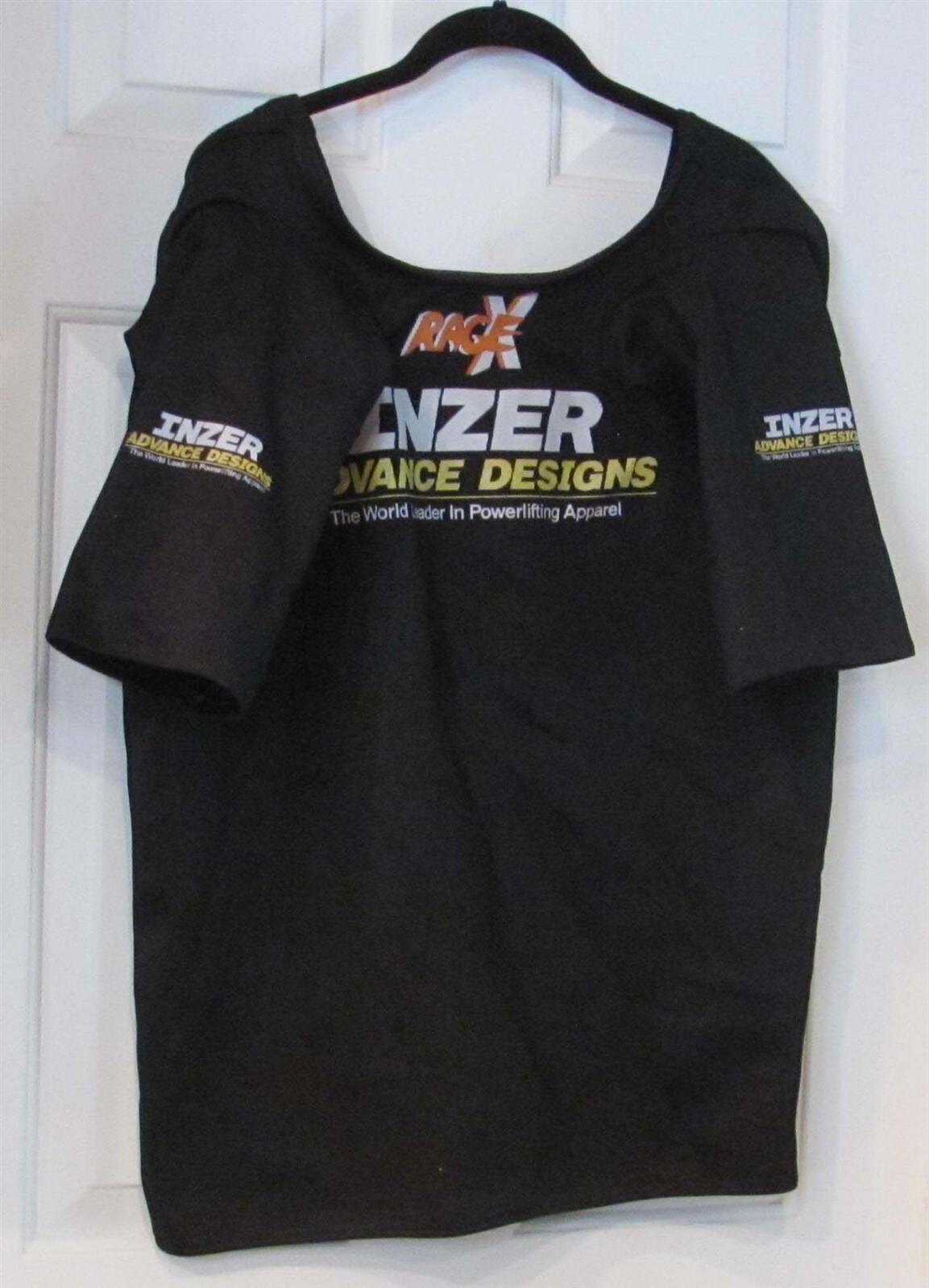 Inzer Rage X Bench Shirt 52 Black w/H.D. Collar option + 2" Scoop Neck (Used 1X)