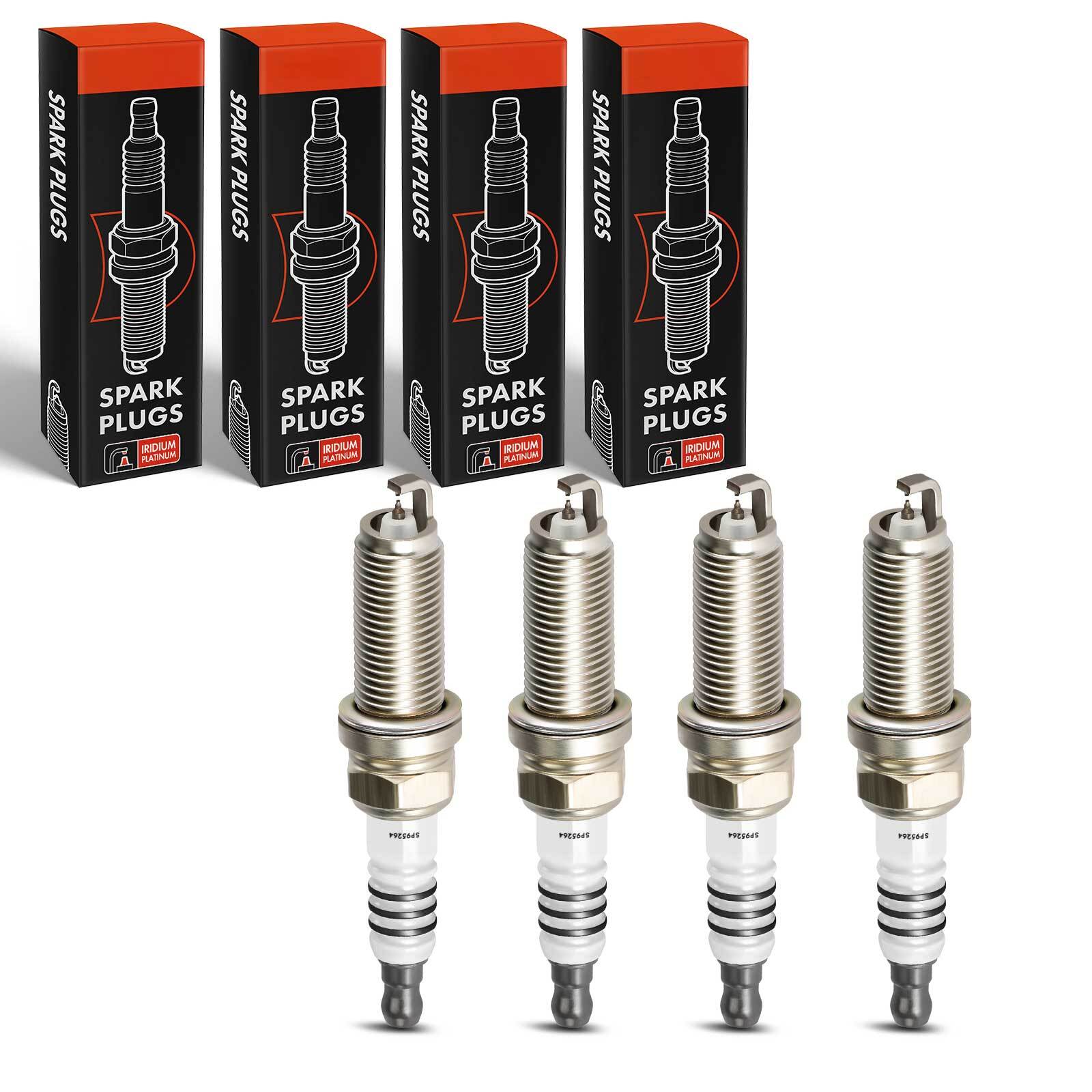 4Pcs High Performance Double Iridium Spark Plugs for Mitsubishi Outlander 14-20