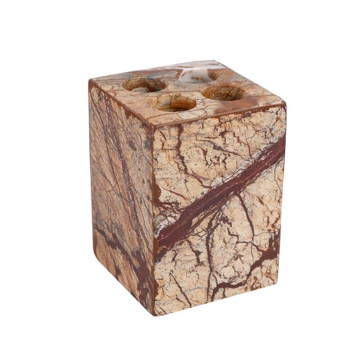 Brown Marble Bathroom Set of 5