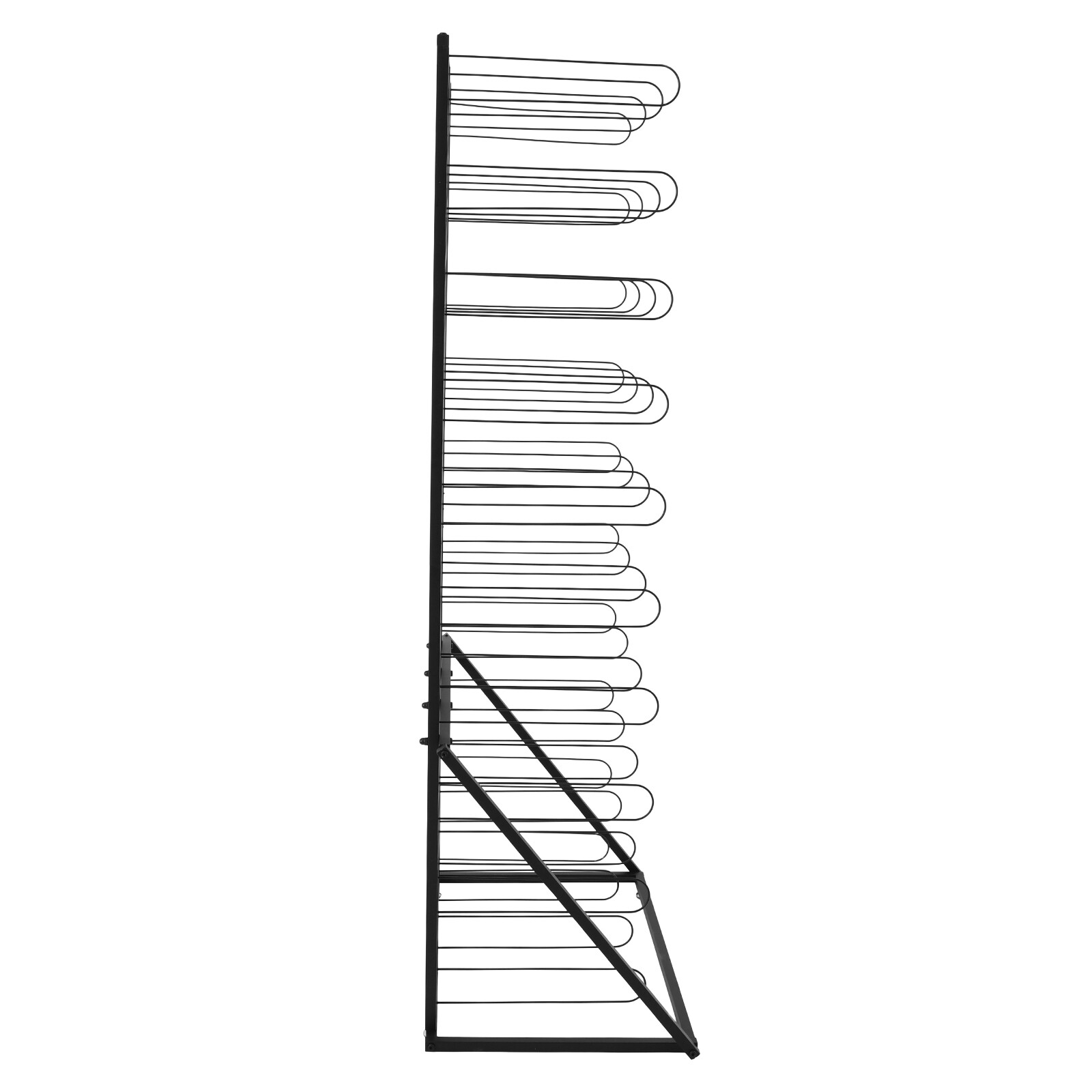 Vinyl Roll Storage Rack, Durable Floor Organizer with 40 Shelves